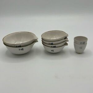 COORS VINTAGE PORCELAIN CRUCIBLES SET of 8